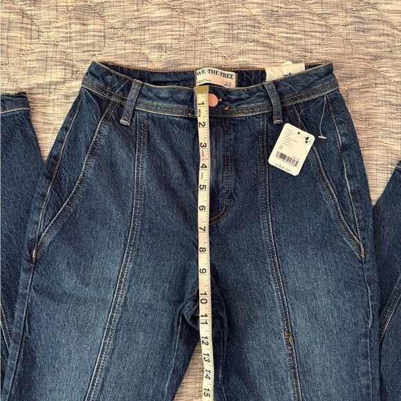 Free People High Rise Flare Jeans Sz 25 NWT | We The Free Curvy High Rise Jeans- - Picture 12 of 13